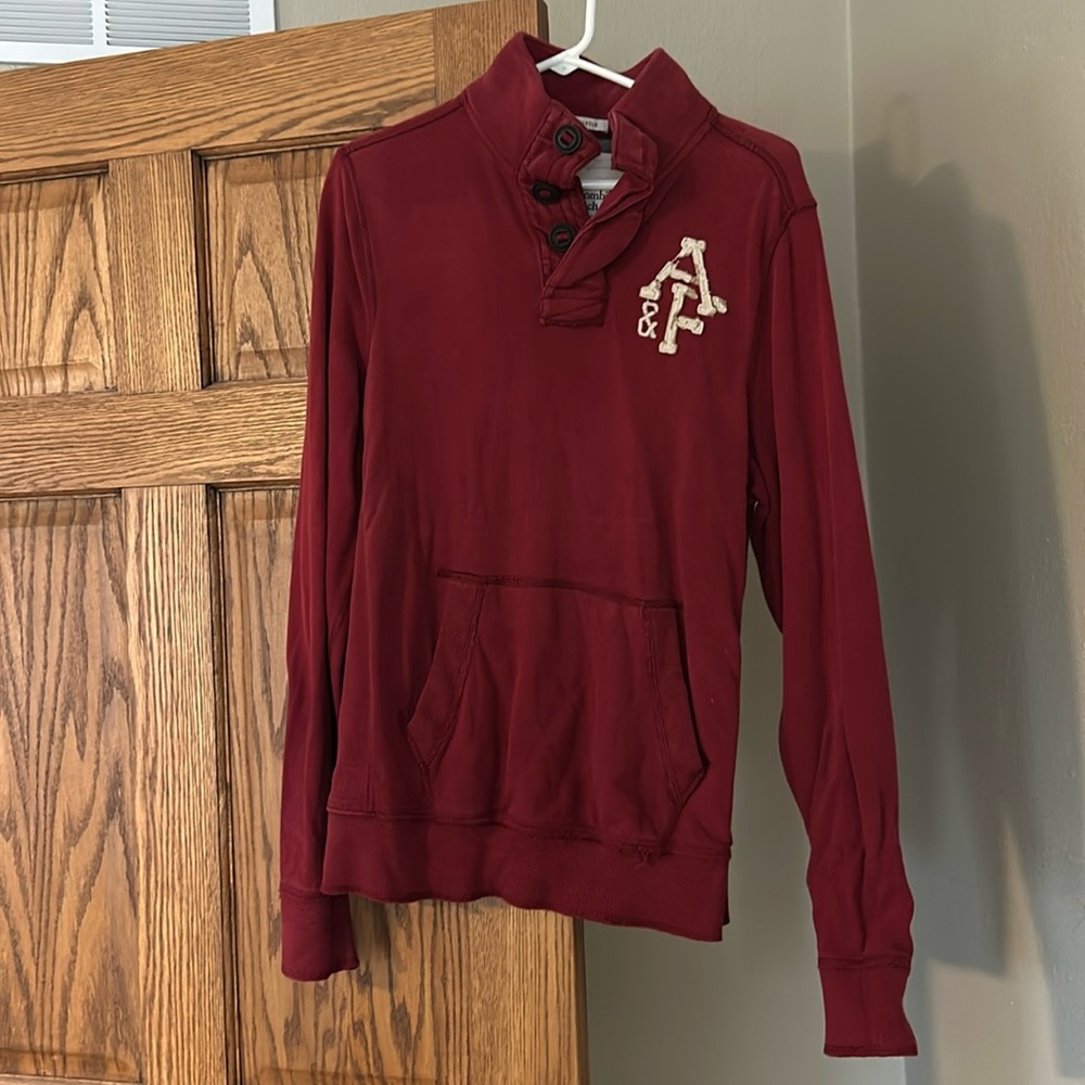 Abercrombie & Fitch Henley sweatshirt